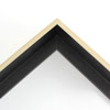 This medium, L-shaped canvas floater frame features Natural Woodgrain detail, and a 3/8 " flat face.

*Note: These solid wood, custom canvas floaters are for stretched canvas prints and paintings, and raised wood panels.